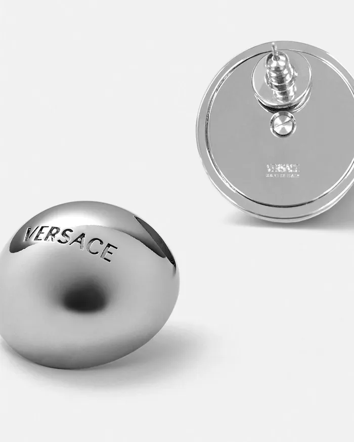 Versace Sphere Versace Tiles Earrings Silver Women Earrings