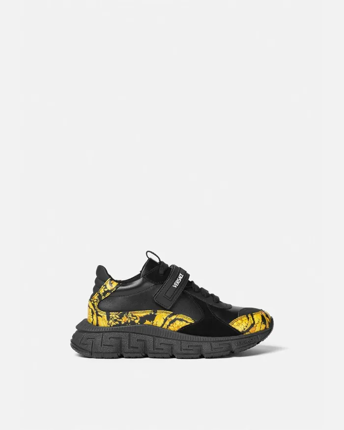 Versace Trigreca Kids Sneakers Print Children Shoes
