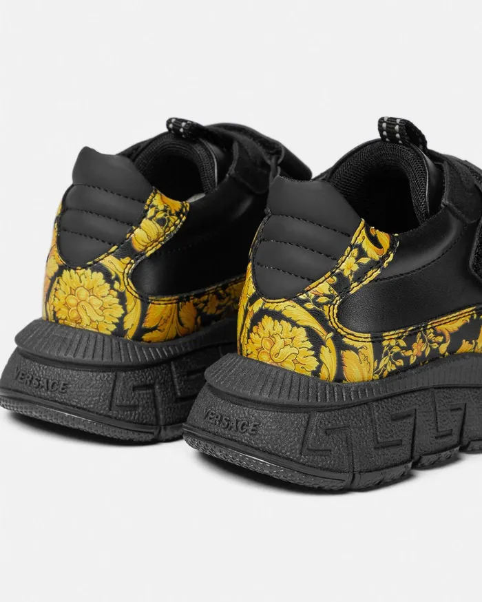 Versace Trigreca Kids Sneakers Print Children Shoes