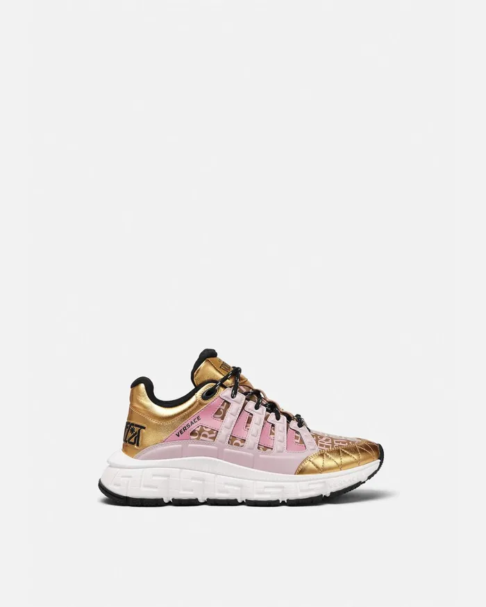 Versace Trigreca Trainers Pink Women Sneakers