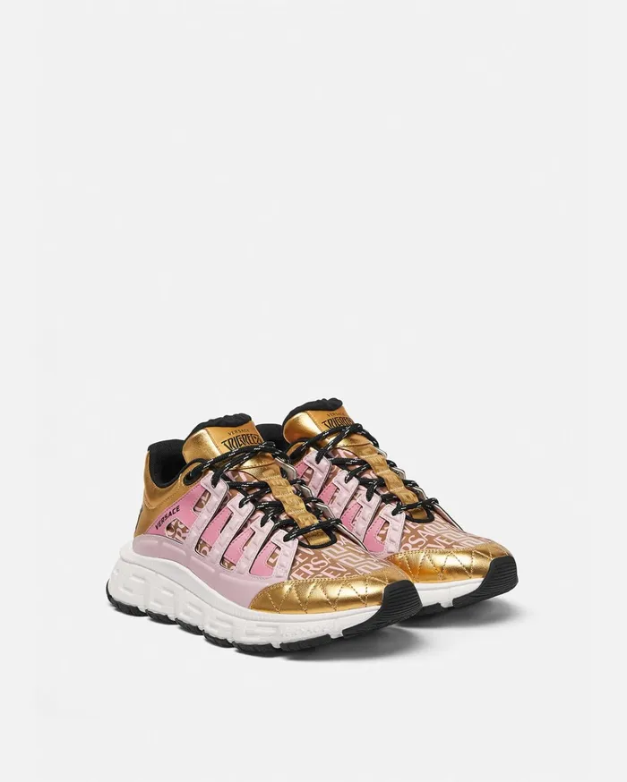Versace Trigreca Trainers Pink Women Sneakers