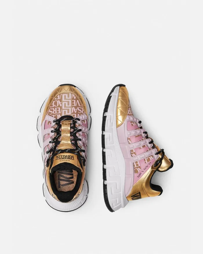 Versace Trigreca Trainers Pink Women Sneakers
