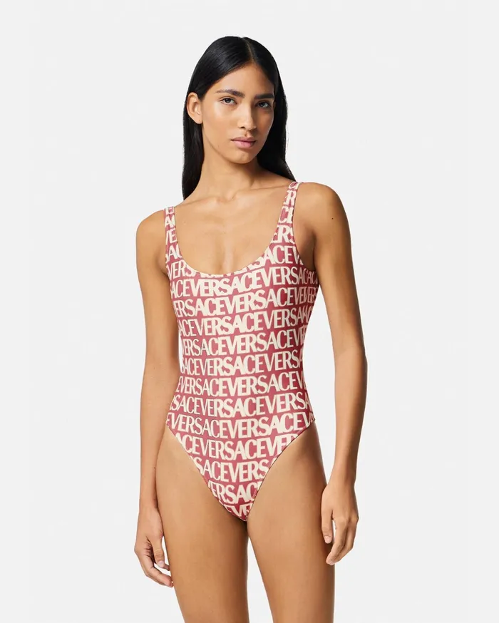 Versace Versace Allover OnePiece Swimsuit Print Women Swimwear