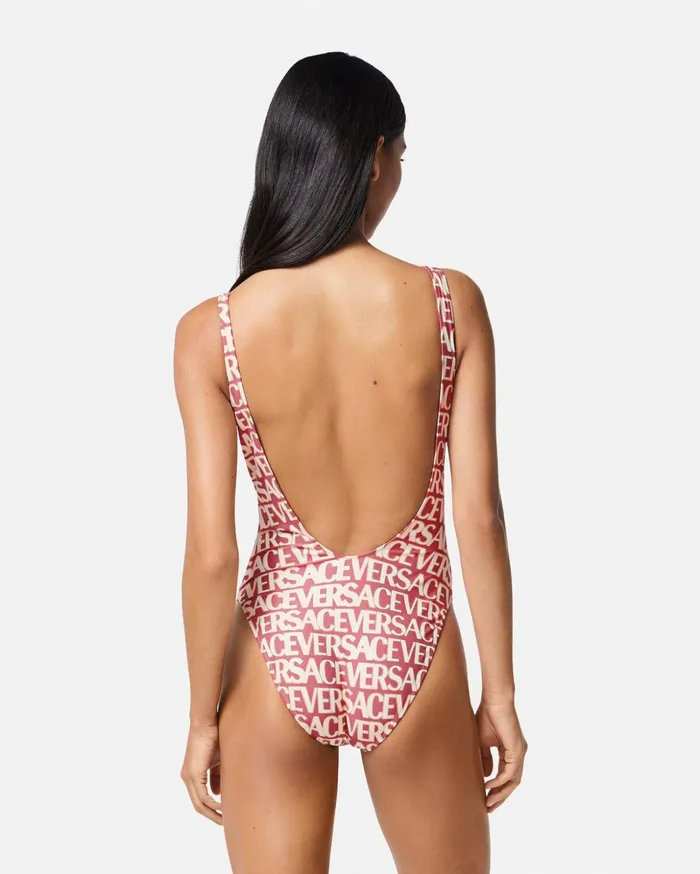 Versace Versace Allover OnePiece Swimsuit Print Women Swimwear
