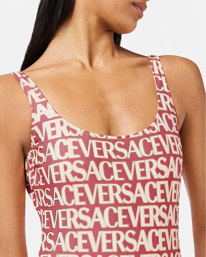 Versace Versace Allover OnePiece Swimsuit Print Women Swimwear