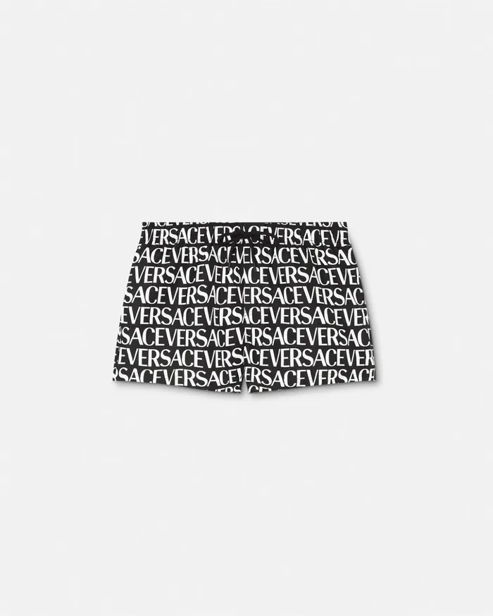 Versace Versace Allover Swim Shorts Black Men Swimsuits