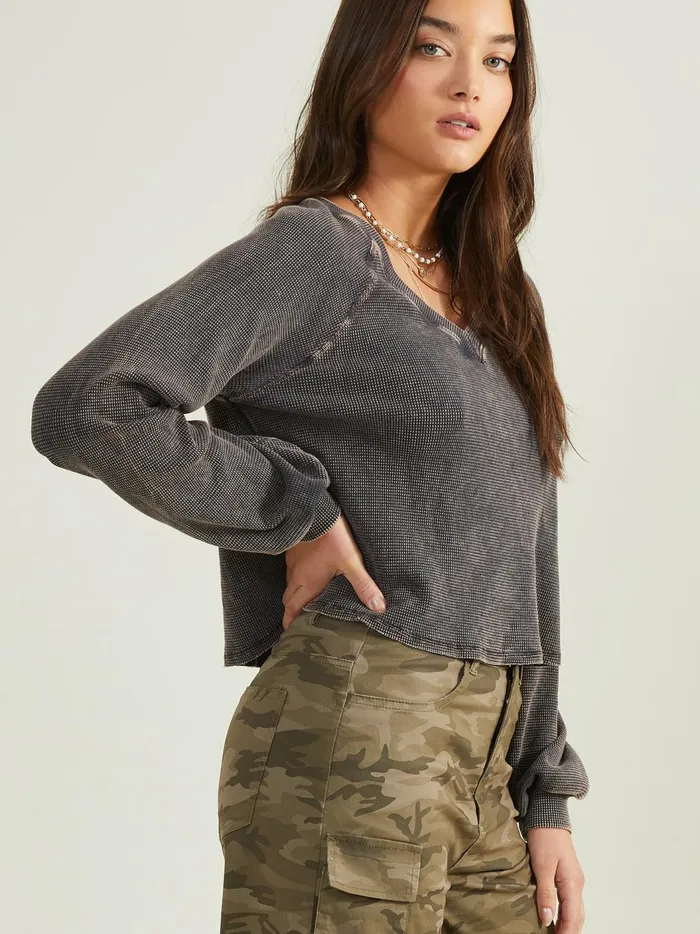 Viola Thermal Top Blackoyster Women Altar039d State Blouses