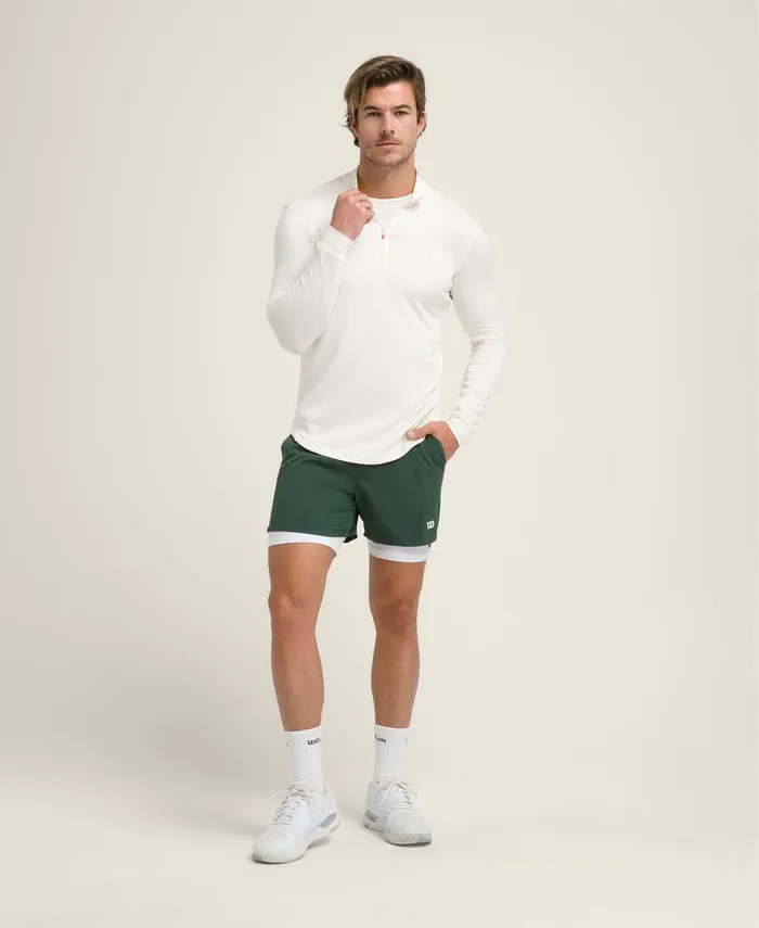 Wilson Everyday Performance HalfZip 8211 Sandrift Men Outerwear