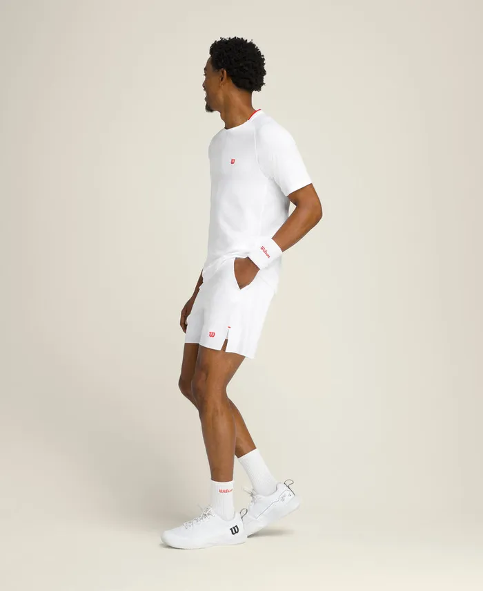 Wilson Serve Out Tee 8211 Bright White Men Tees