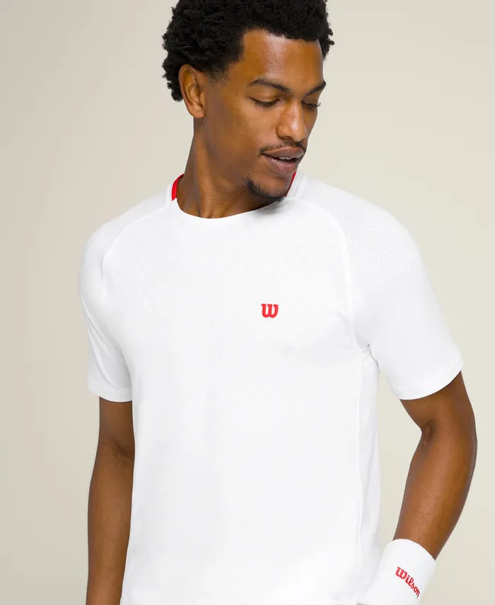 Wilson Serve Out Tee 8211 Bright White Men Tees