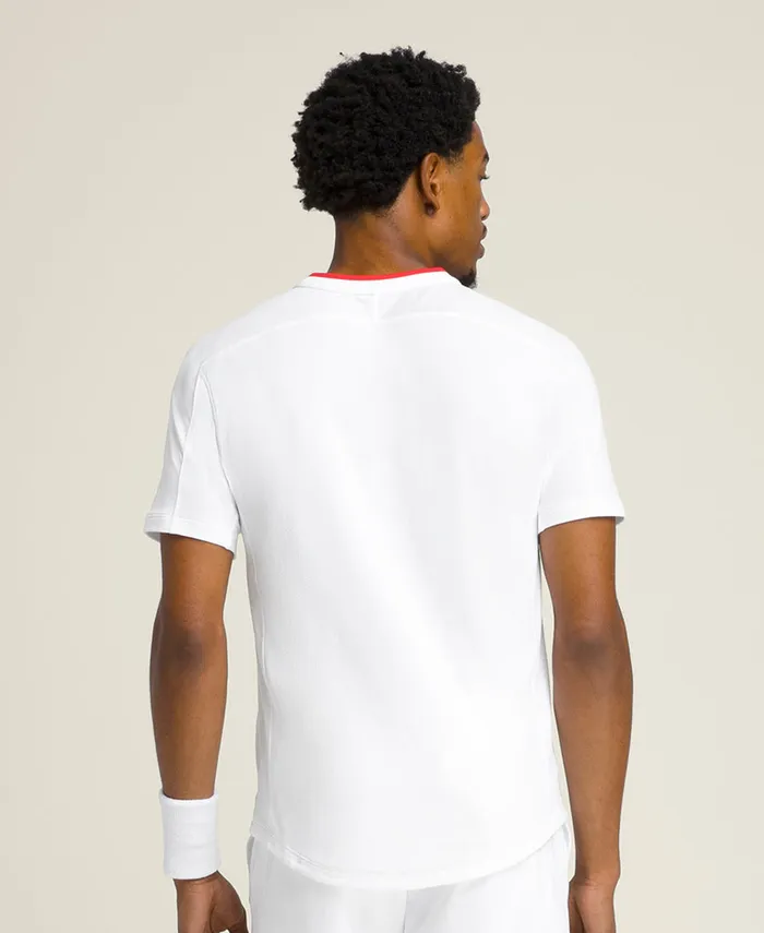 Wilson Serve Out Tee 8211 Bright White Men Tees