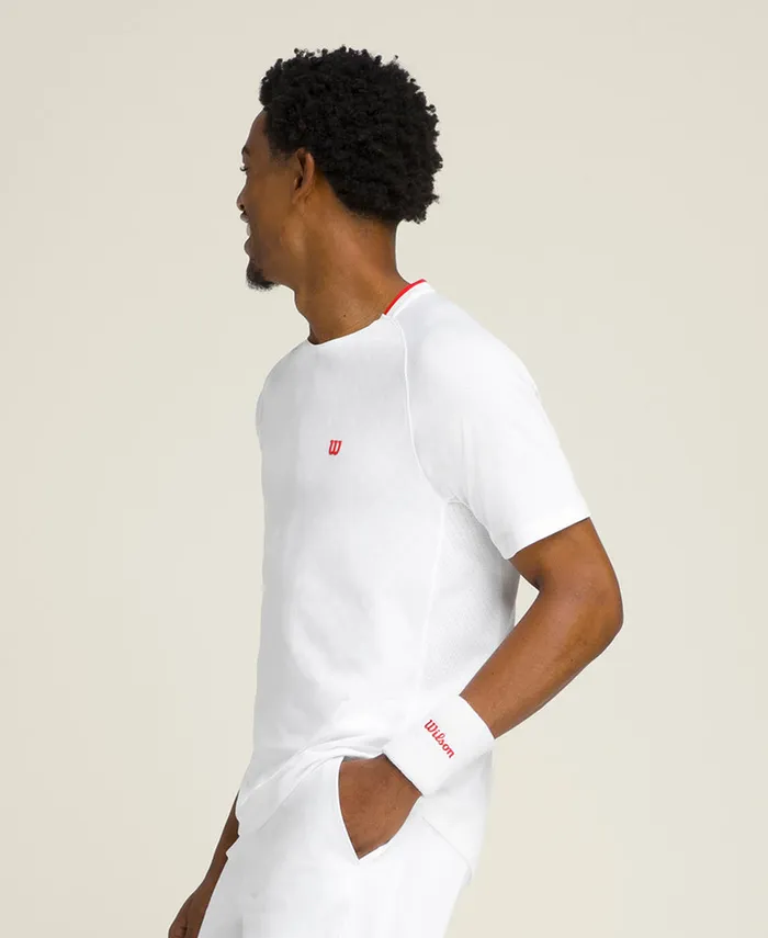 Wilson Serve Out Tee 8211 Bright White Men Tees