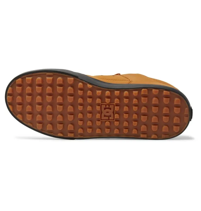 Winter Boots Men DC Shoes Pure Winterized Skate Shoes Wheat