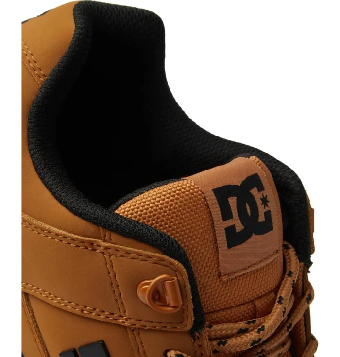 Winter Boots Men DC Shoes Pure Winterized Skate Shoes Wheat