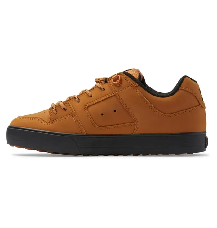 Winter Boots Men DC Shoes Pure Winterized Skate Shoes Wheat