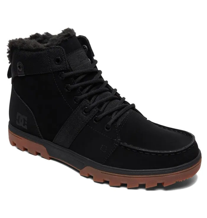 Winter Boots Men DC Shoes Woodland Boots Winter Boots Blackgum