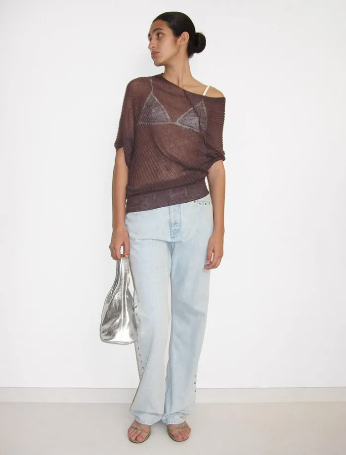 Women Asuan Brown Paloma Wool Tops