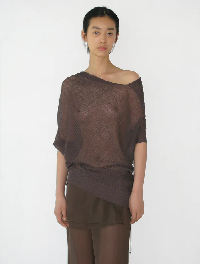 Women Asuan Brown Paloma Wool Tops