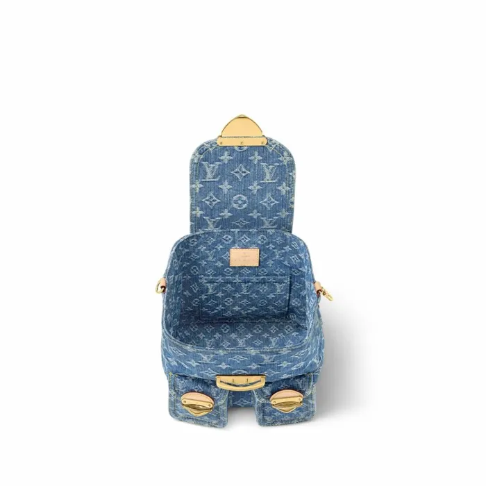 Women Backpacks Louis Vuitton Louis Vuitton M46836 Venice Denim Blue 8211 Louis Vuitton Handbag Store