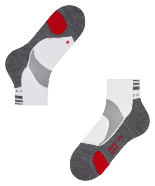 Women BC5 Endurance Unisex Biking Short Sock White FALKE Cycling Socks