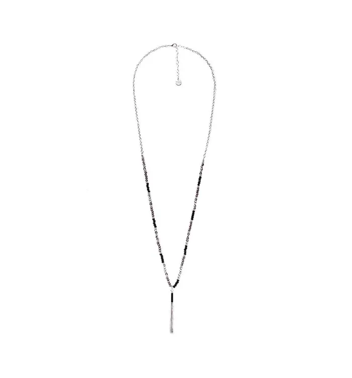 Women Beads Necklace 8211 Silver Promod Jewellery