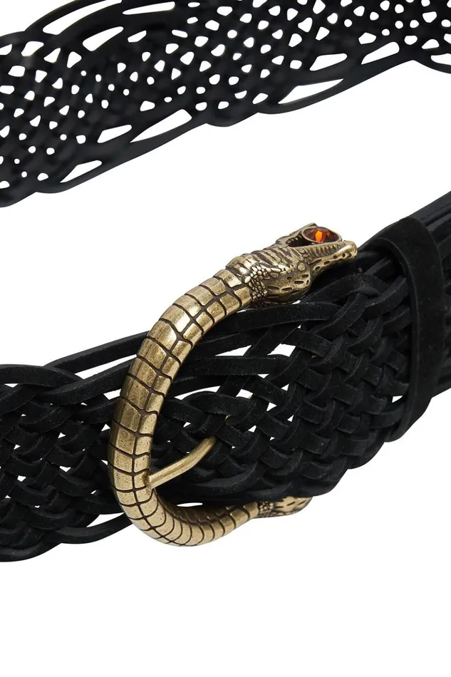 Women Belts Camilla Woven Suede Belt Liv A Little