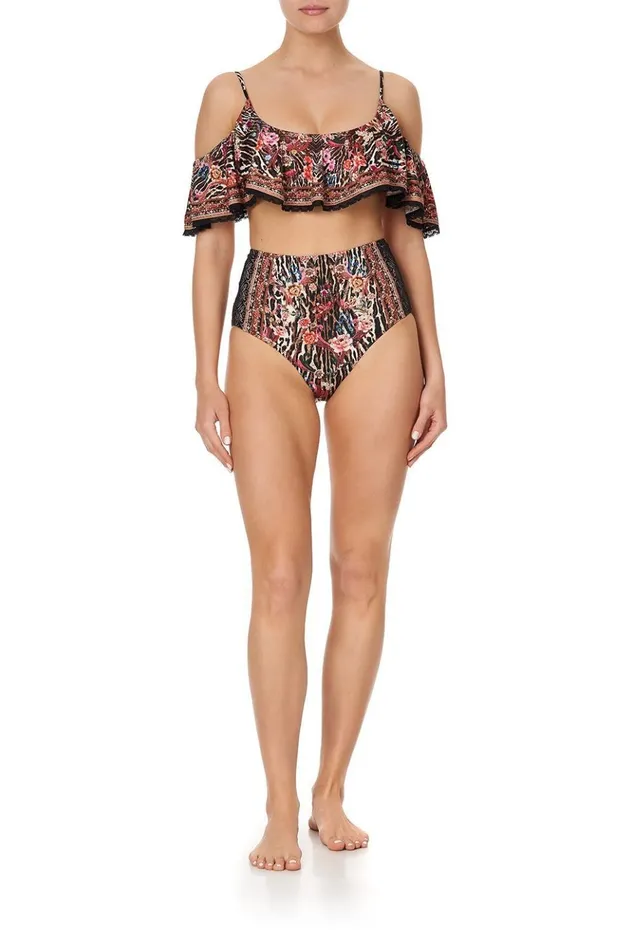 Women Bikinis Camilla Frill Crop Top Liv A Little