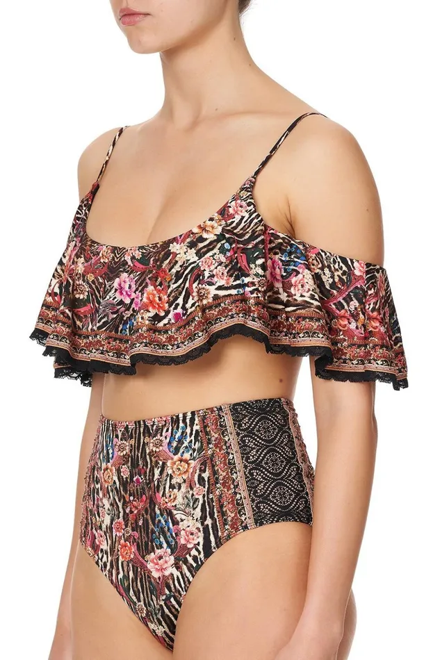 Women Bikinis Camilla Frill Crop Top Liv A Little