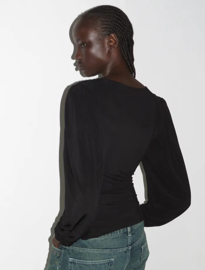 Women Blessy Black Paloma Wool Tops