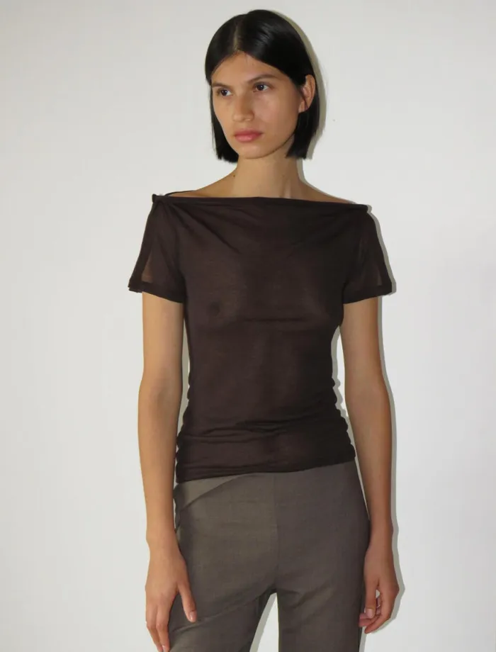 Women Brusi Brown Paloma Wool Tops