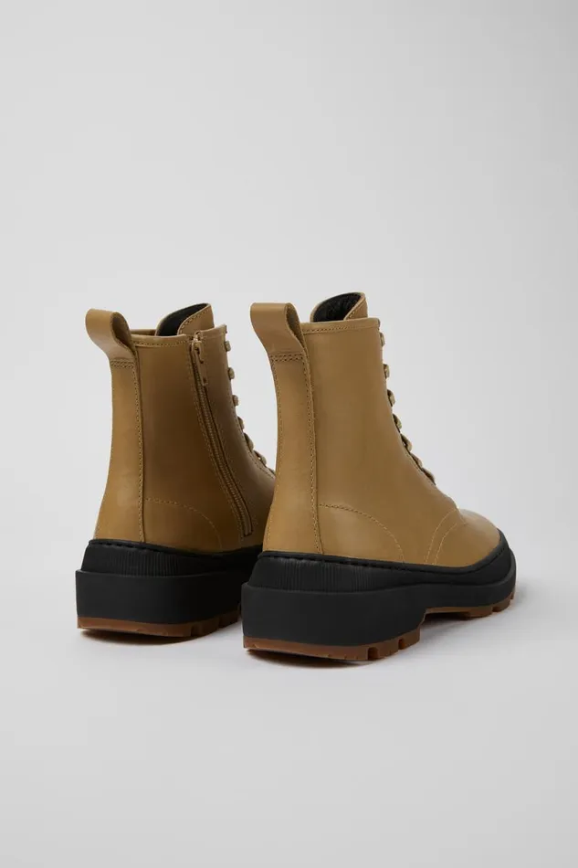 Women Camper Ankle Boots Brutus Trek MICHELIN Beige Leather Ankle Boots Women Camper Ankle Boots Brutus Trek MICHELIN Beige Leather Ankle Boots