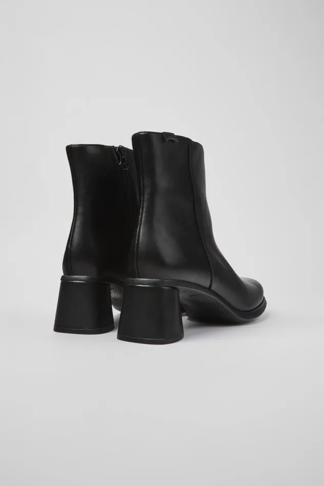 Women Camper Ankle Boots Kiara Black Leather Boots