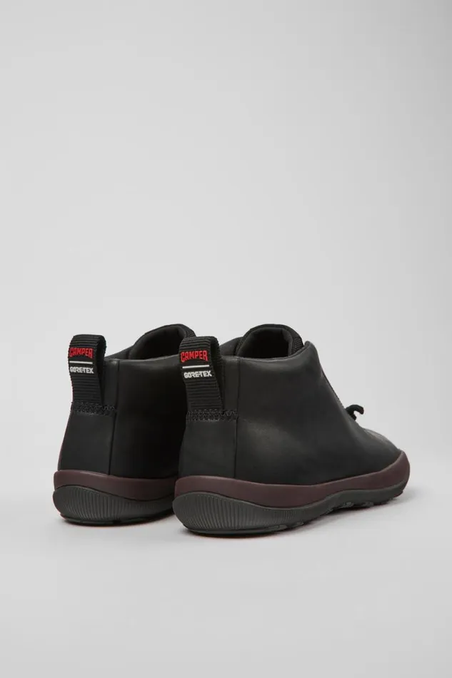 Women Camper Ankle Boots Peu Pista GORETEX Black Leather Sneakers Women Camper Ankle Boots Peu Pista GORETEX Black Leather Sneakers