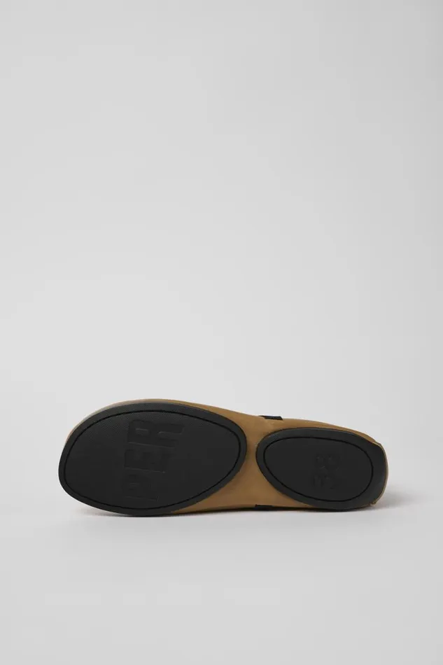 Women Camper Ballerinas Right Brown Leather Mary Jane Women Camper Ballerinas Right Brown Leather Mary Jane