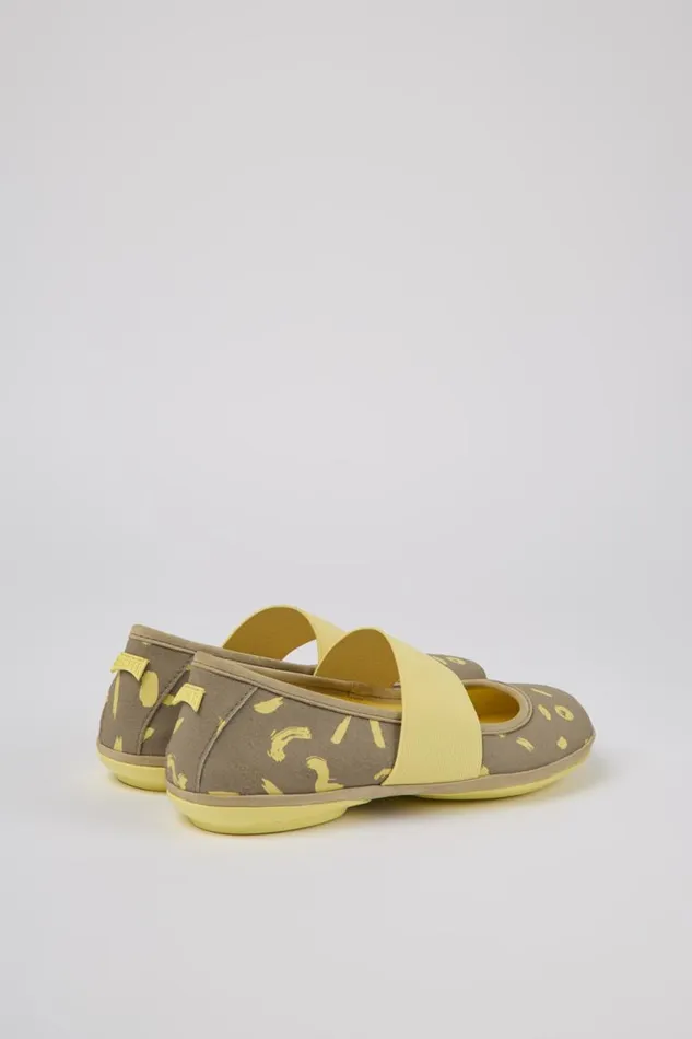 Women Camper Ballerinas Right Multicolored Textile And Nubuck Sneakers Women Camper Ballerinas Right Multicolored Textile And Nubuck Sneakers