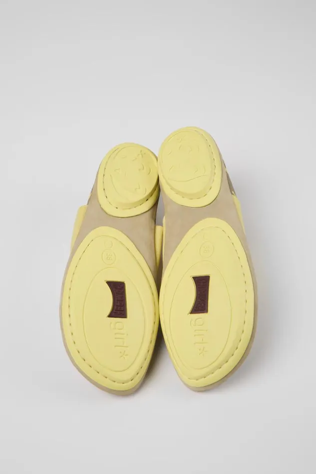 Women Camper Ballerinas Right Multicolored Textile And Nubuck Sneakers Women Camper Ballerinas Right Multicolored Textile And Nubuck Sneakers