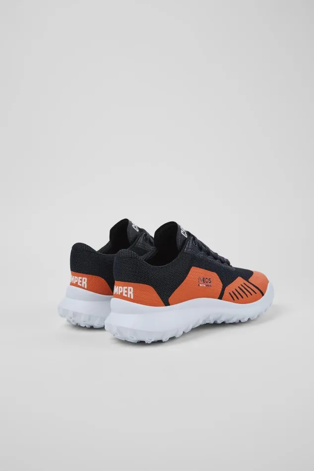 Women Camper Sneakers Camper X INEOS Britannia Blue And Orange Textile Sneakers