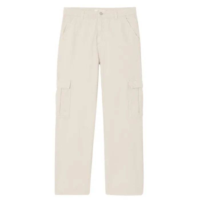Women Canvas Cargo Trousers 8211 Beige Promod Trousers Women Canvas Cargo Trousers 8211 Beige Promod Trousers