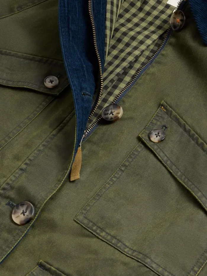 Women Coats and Jackets White Stuff Juniper Cotton Jacket Khaki Green