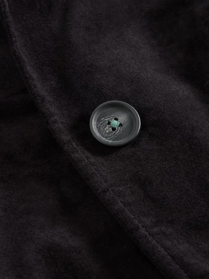 Women Coats and Jackets White Stuff Karla Velvet Coat Pure Black