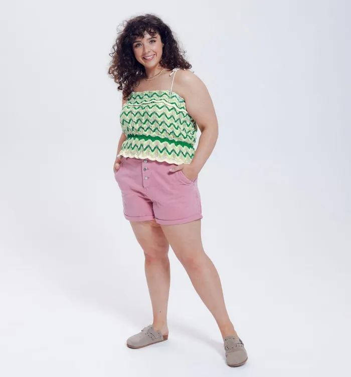 Women Colourful Crochet Top 8211 Multicolour Stripes Promod Tops Women Colourful Crochet Top 8211 Multicolour Stripes Promod Tops