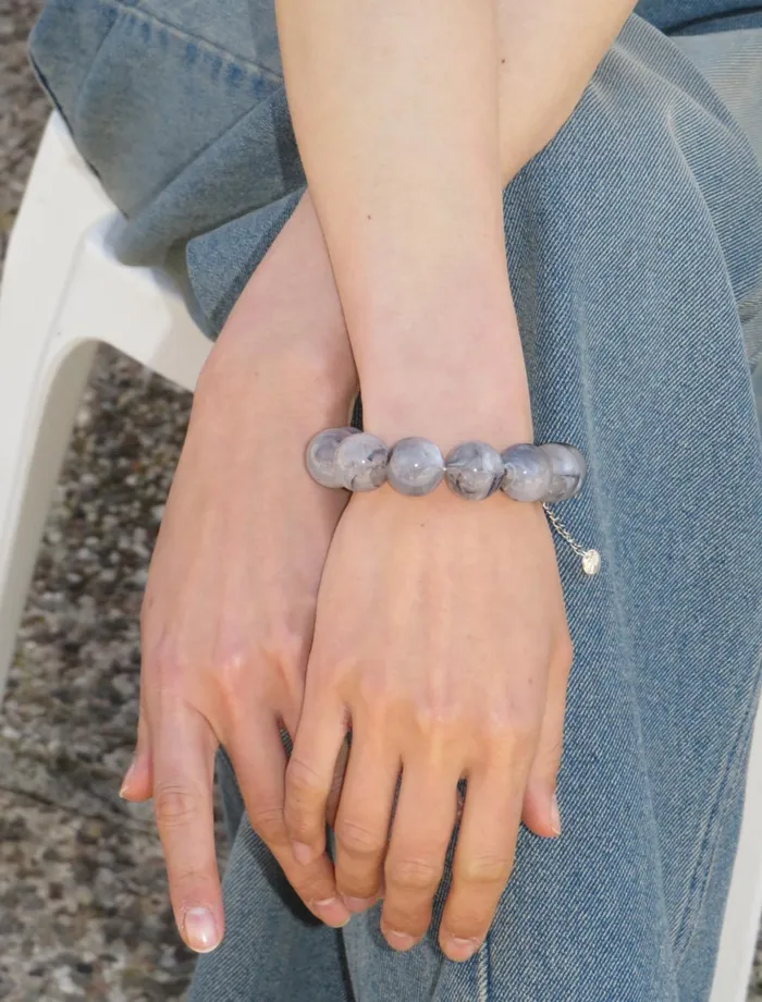 Women Corbetti Bracelet Grey Paloma Wool Jewelry