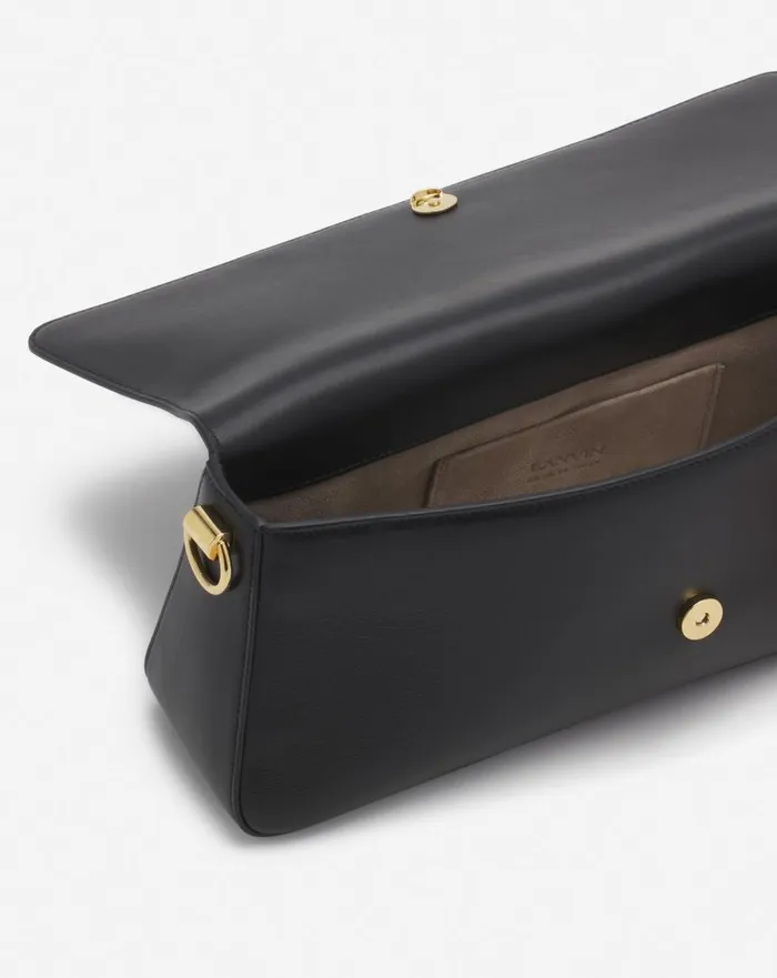 Women Crossbody Bags and Shoulder Bags Lanvin Squence By Lanvin Baguette Bag In Leather Black Women Crossbody Bags and Shoulder Bags Lanvin Squence By Lanvin Baguette Bag In Leather Black