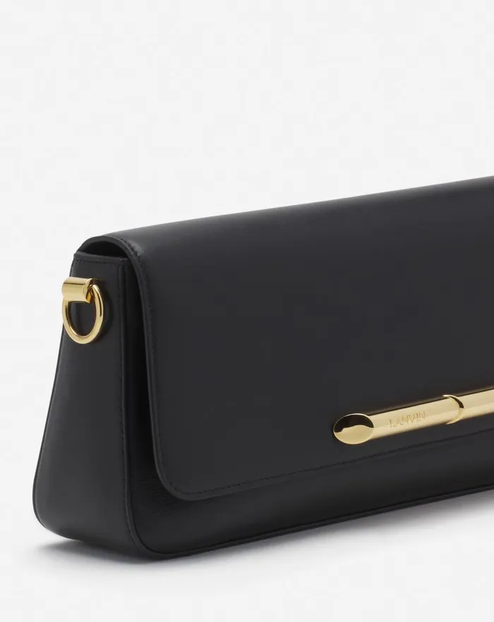 Women Crossbody Bags and Shoulder Bags Lanvin Squence By Lanvin Baguette Bag In Leather Black Women Crossbody Bags and Shoulder Bags Lanvin Squence By Lanvin Baguette Bag In Leather Black