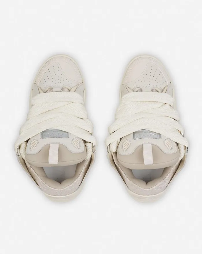 Women Curb Lanvin Leather Curb Sneakers Peach Women Curb Lanvin Leather Curb Sneakers Peach