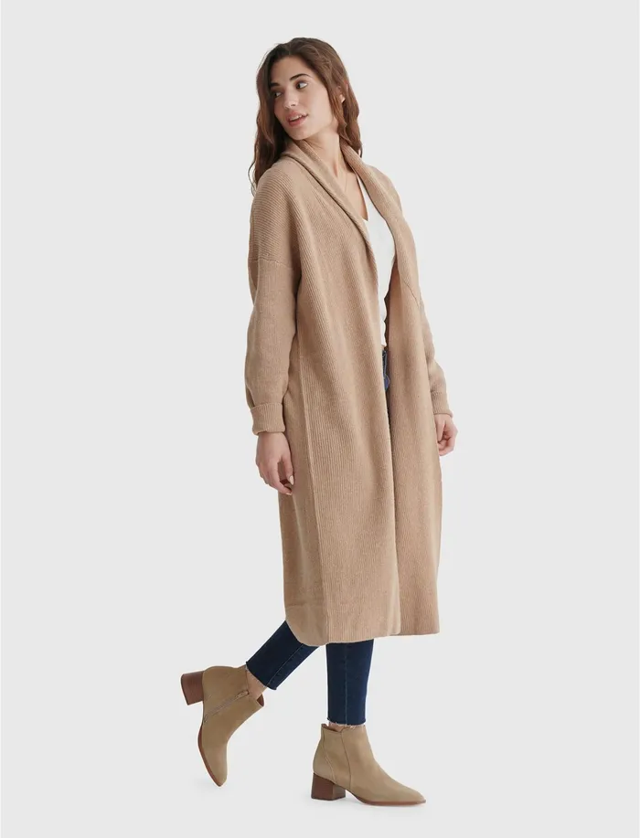 Women Dream Girl Coatigan Golden Brown Sweaters and Sweatshirts Lucky Brand