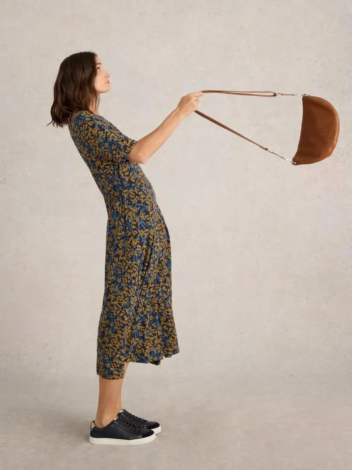 Women Dresses White Stuff Millie Jersey Dress Navy Print