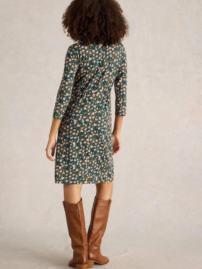 Women Dresses White Stuff Tallie Jersey Dress Green Print Women Dresses White Stuff Tallie Jersey Dress Green Print
