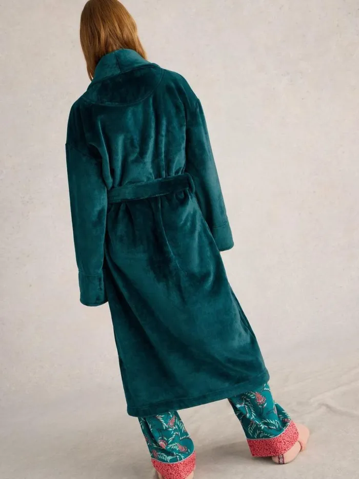 Women Dressing Gowns White Stuff Clover Cosy Dressing Gown Mid Teal Women Dressing Gowns White Stuff Clover Cosy Dressing Gown Mid Teal