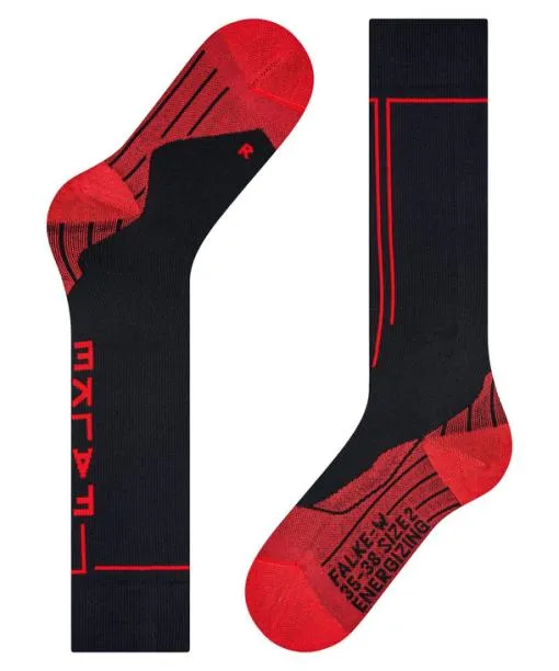Women Energizing Women Kneehigh Socks Health Black FALKE Compression Socks